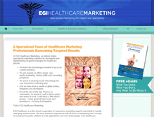 Tablet Screenshot of egihealthcare.com